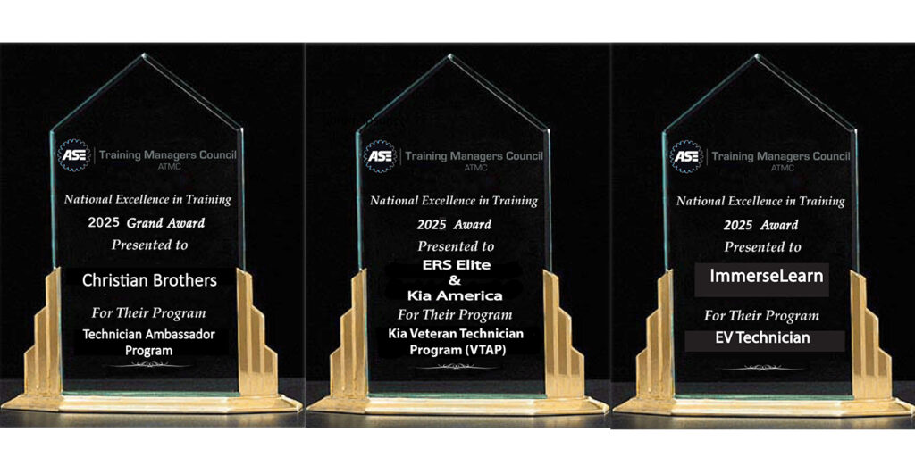 ATMC Announces 2025 National Excellence in Training Award Winners at AAPEX
