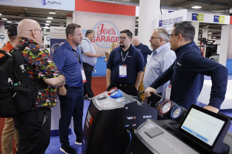 Face-to-face conversations are a big benefit of the AAPEX show